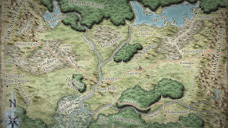 Nentir Vale map from 4th Edition Dungeon Master's Guide