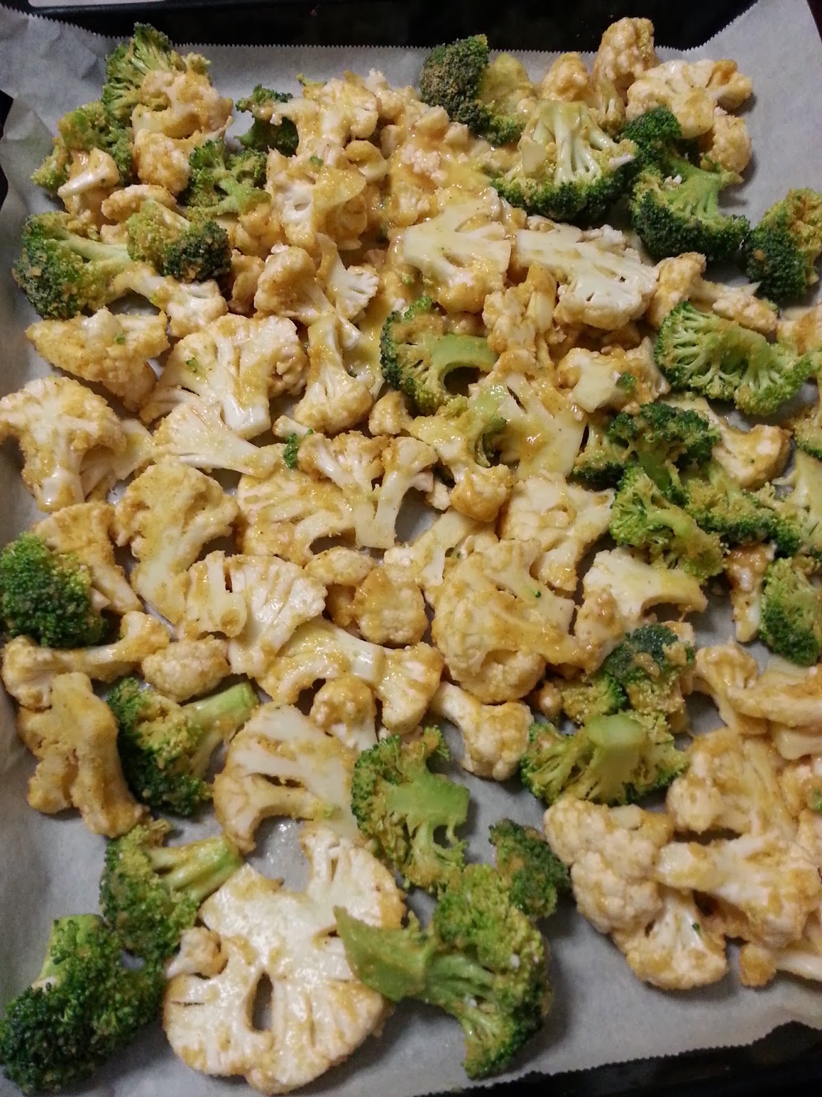 tutkunun güncesi fırında brokolili karnabahar (baked broccoli and