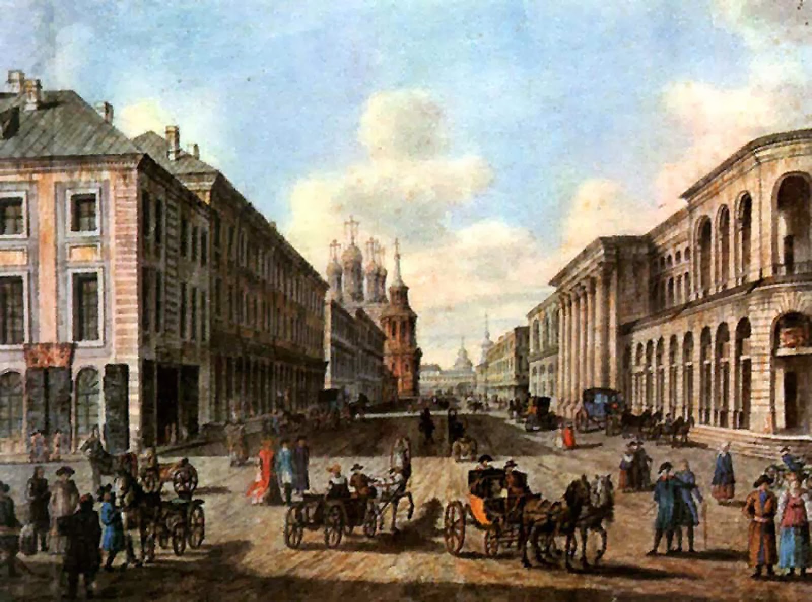Городская жизнь 18 века