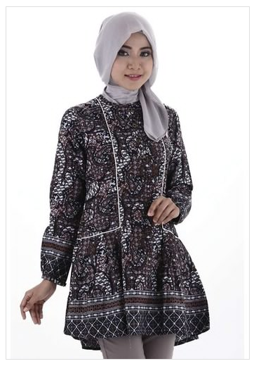 30+ Baju Atasan Batik Trend Masa Kini, Ide Terpopuler!