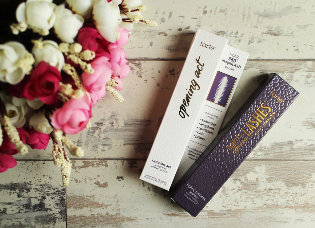Tarte Opening Act Primer & Lights, Camera, Lashes Mascara Tarte Opening Act Primer & Lights, Camera, Lashes Mascara