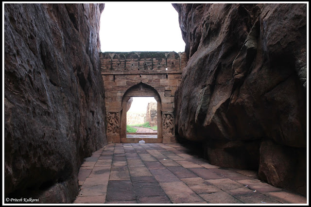 Way to Lower Shivalaya, Badami Way to Lower Shivalaya, Badami