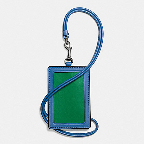 MAD FOR COACH: COACH ID LANYARD IN COLORBLOCK SIGNATURE COATED CANVAS ...