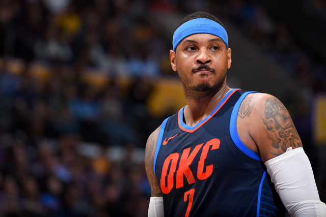 Carmelo Anthony podría tener sus días contados en Houston Carmelo Anthony