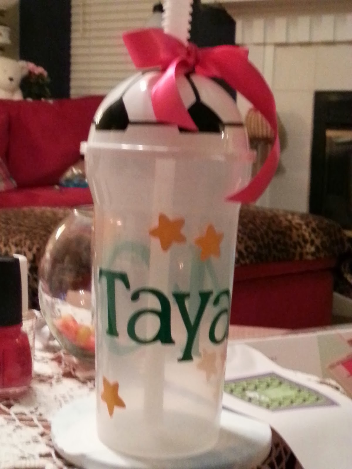 Crafting Flamingo Dollar Tree Sport Cups for Kids