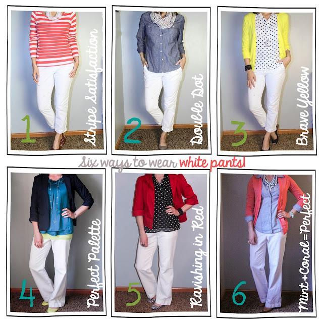 Tutor My Style: Six Ways to Style--White Pants!