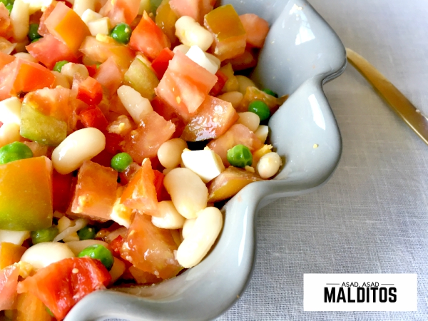 recetas de ensaladas de legumbres y verduras