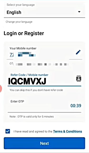 Mall91 App to Refer Code Earn Money Application Mall91 App to Refer Code Earn Money Application