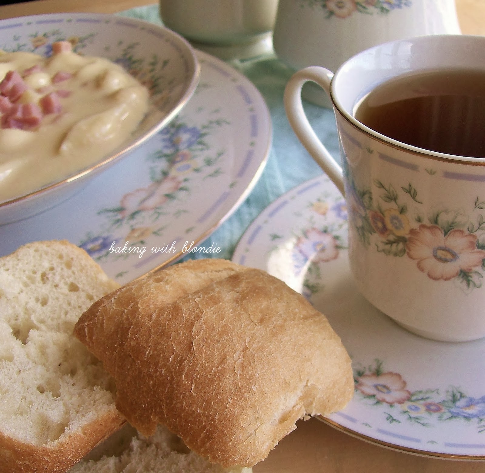 Mac & Cheese Soup Amongst Ham - Taste of Home