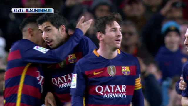 Lionel Messi and Luis Suarez Goal Penalty Unbelievable Assist!!!