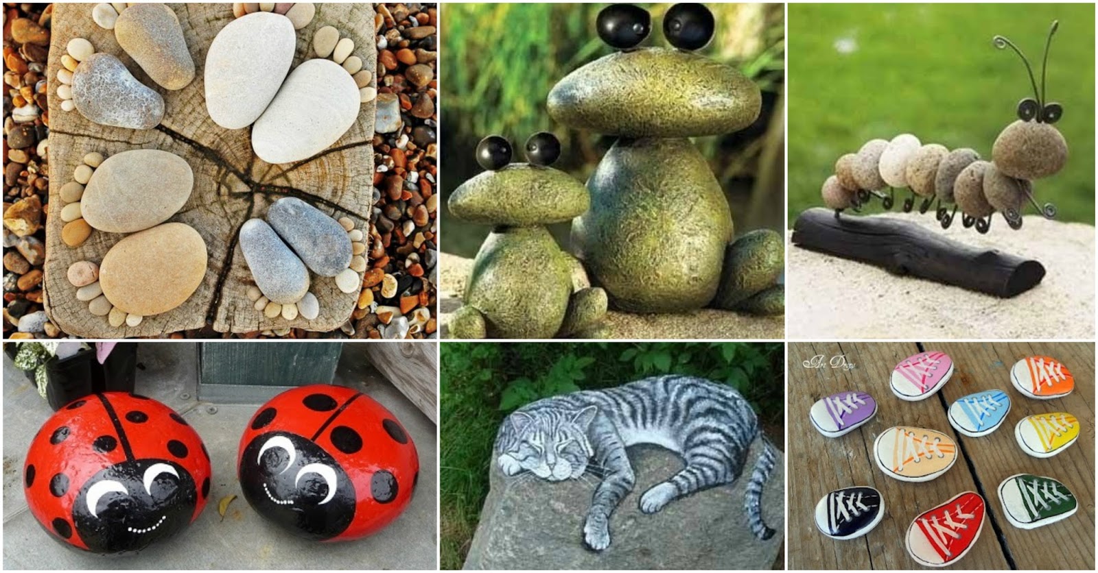 15+ Fantásticas Ideas para Decorar tu Casa con Piedras de Río   Manualidades con piedras, Artesanías en piedra, Decoración de unas