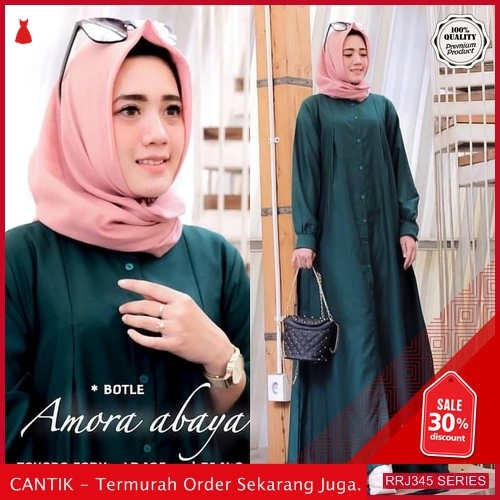 Jual RRJ345D193 Dress Abaya Amora Wanita Vg Terbaru Trendy BMGShop