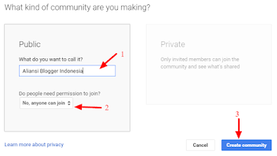 Cara Membuat Grup Atau Komunitas di Google Plus