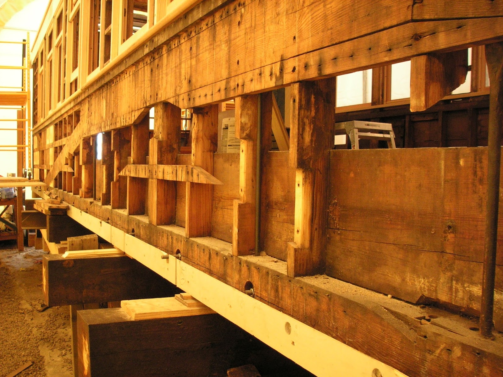 Friends Colorado Springs March 2016 Needle beams installed