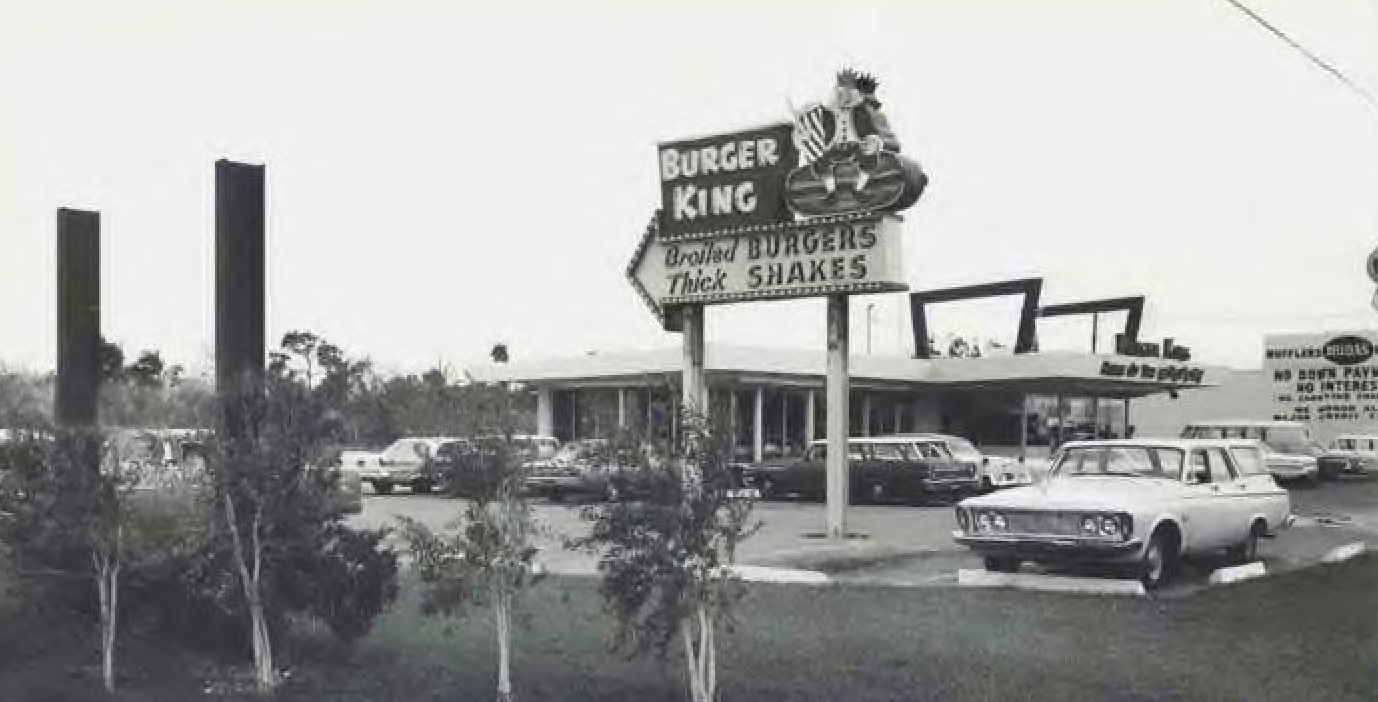 Vintage drive in restaurants