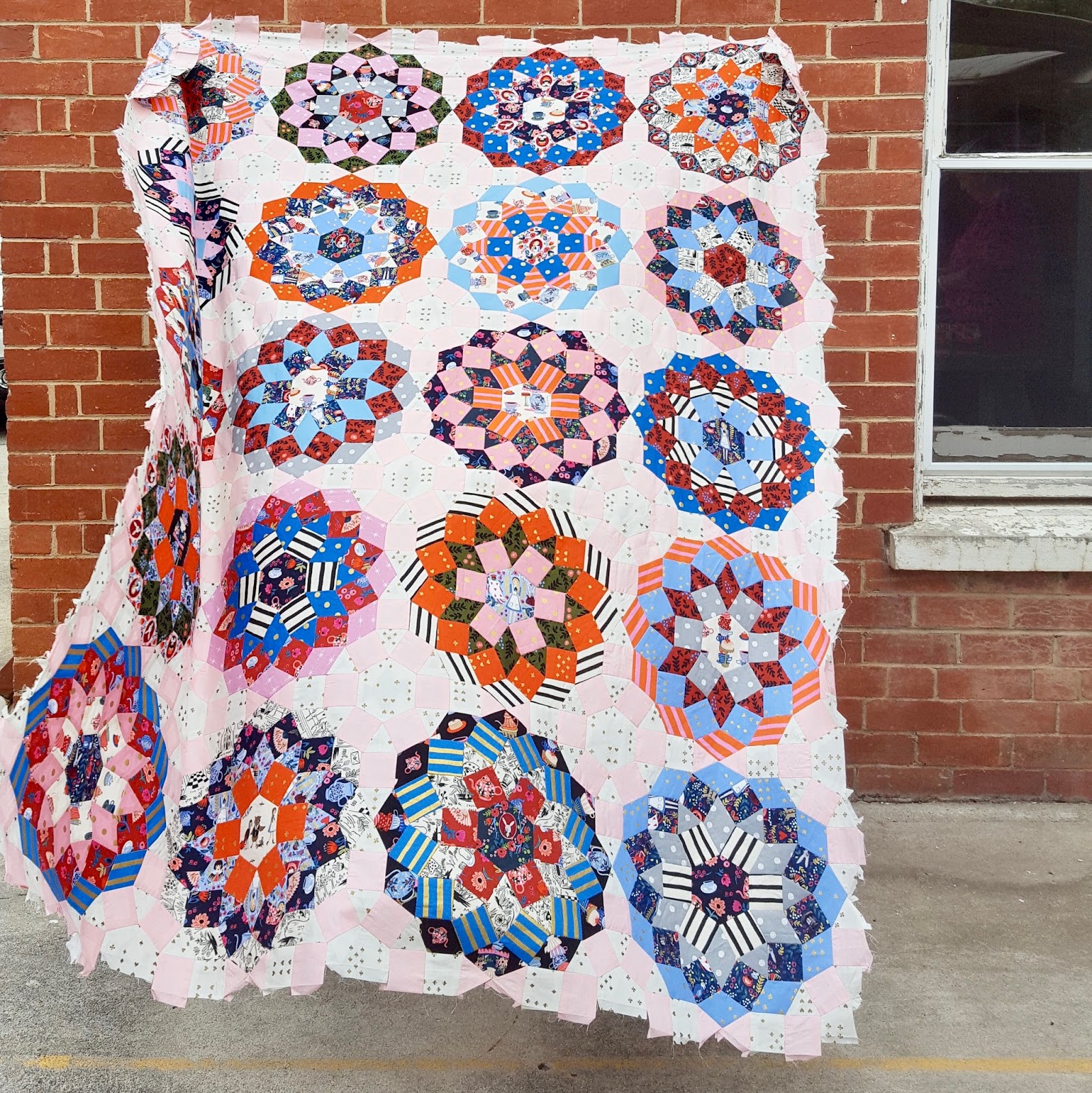 Red Pepper Quilts Mandolin Quilt Tales of Cloth Quilt Club 2018
