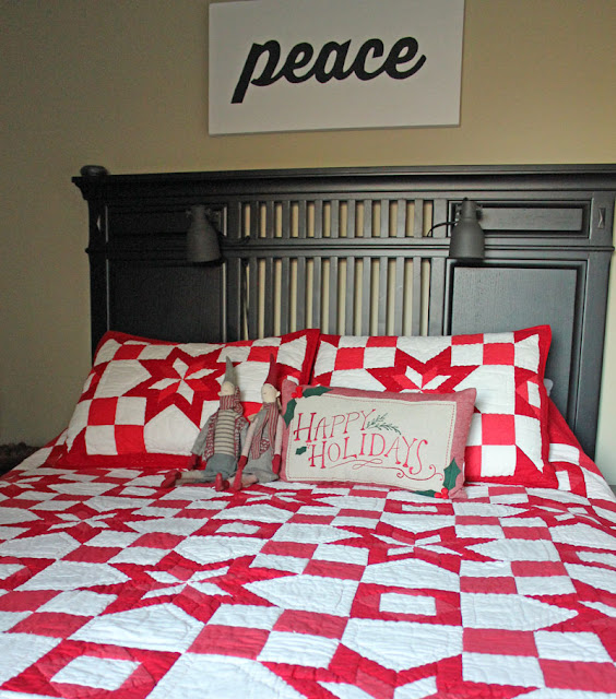 Christmas Bedroom Decorating- Itsy Bits And Pieces