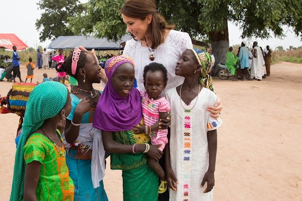 Crown Princess Mary of Denmark visits to Senegal with organizations Orchid Project and Tosta from November 11 to 15.