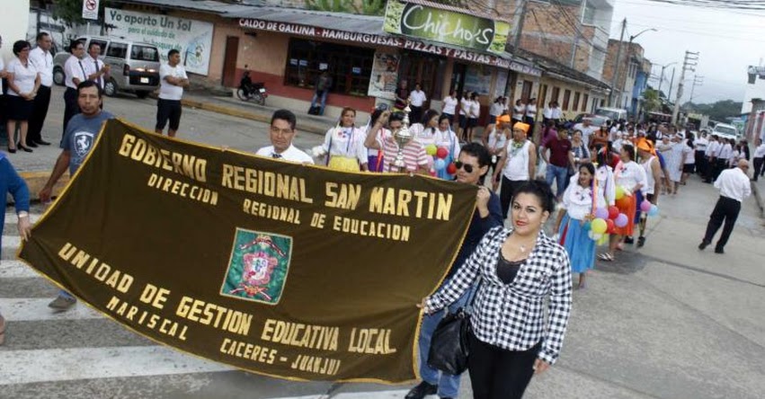 DRE San Martín celebró 38 aniversario con pasacalle en la ciudad de Moyobamba DRE San Martín celebró 38 aniversario con pasacalle en la ciudad de Moyobamba
