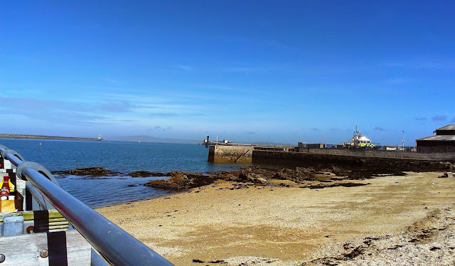 View from the Harbourfront Bistro, Holyhead, Anglesey
