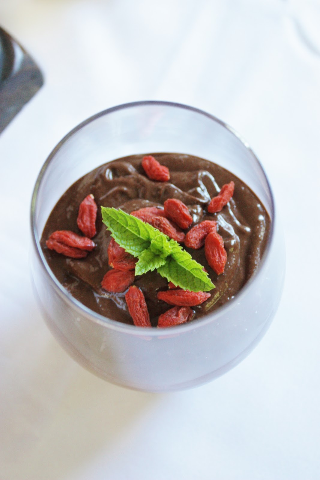 This Rawsome Vegan Life chocolate banana berry pudding