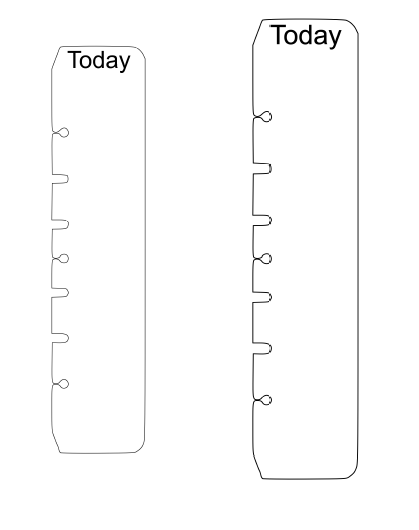 Dodo Charms: Today ruler for your planner