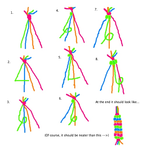 Friendship Bracelet Instructions