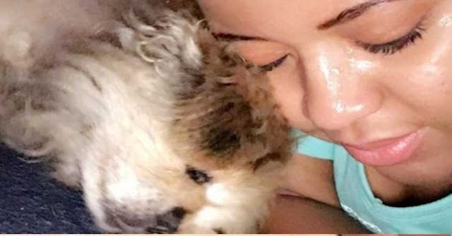 Antes de partir, Simba doente se despede enxugando lágrimas da tutora