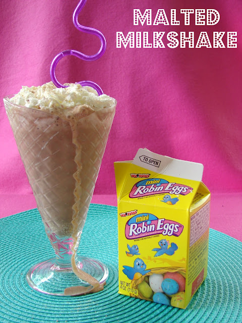 Malted Milkshake #recipe from @Katrinaskitchen