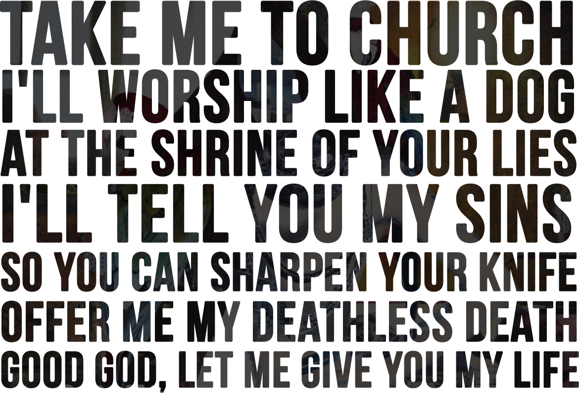 take me to church traduction France