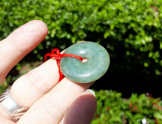 Liontin Batu Permata Giok Jadeite Jade Type A JDT017 Natural Origin Burma Memo My Gems Lab