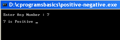 negative positive program number check given whether perform way