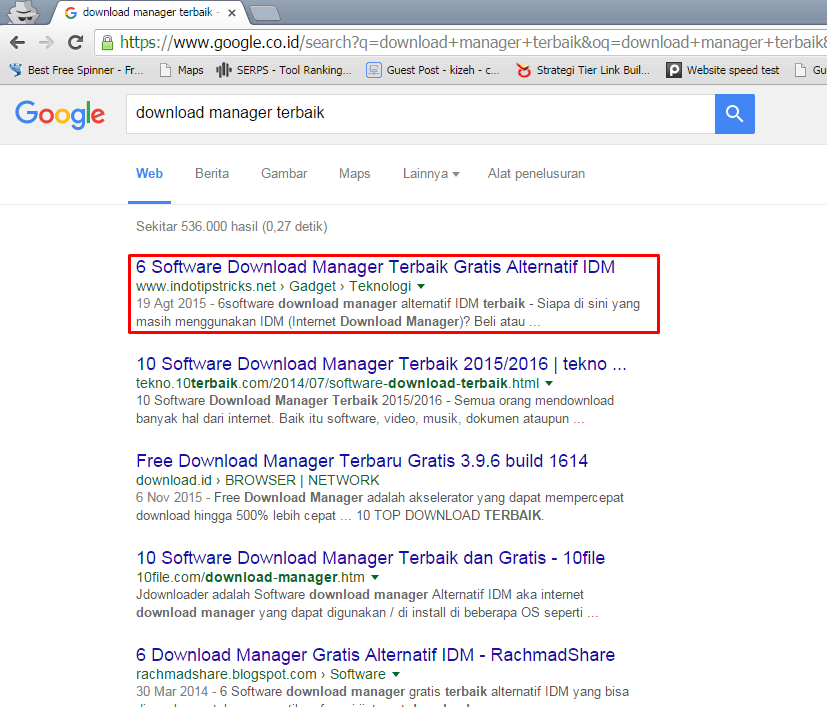 Bukti bahwa peringkat Google #1 dengan social share Bukti bahwa peringkat Google #1 dengan social share