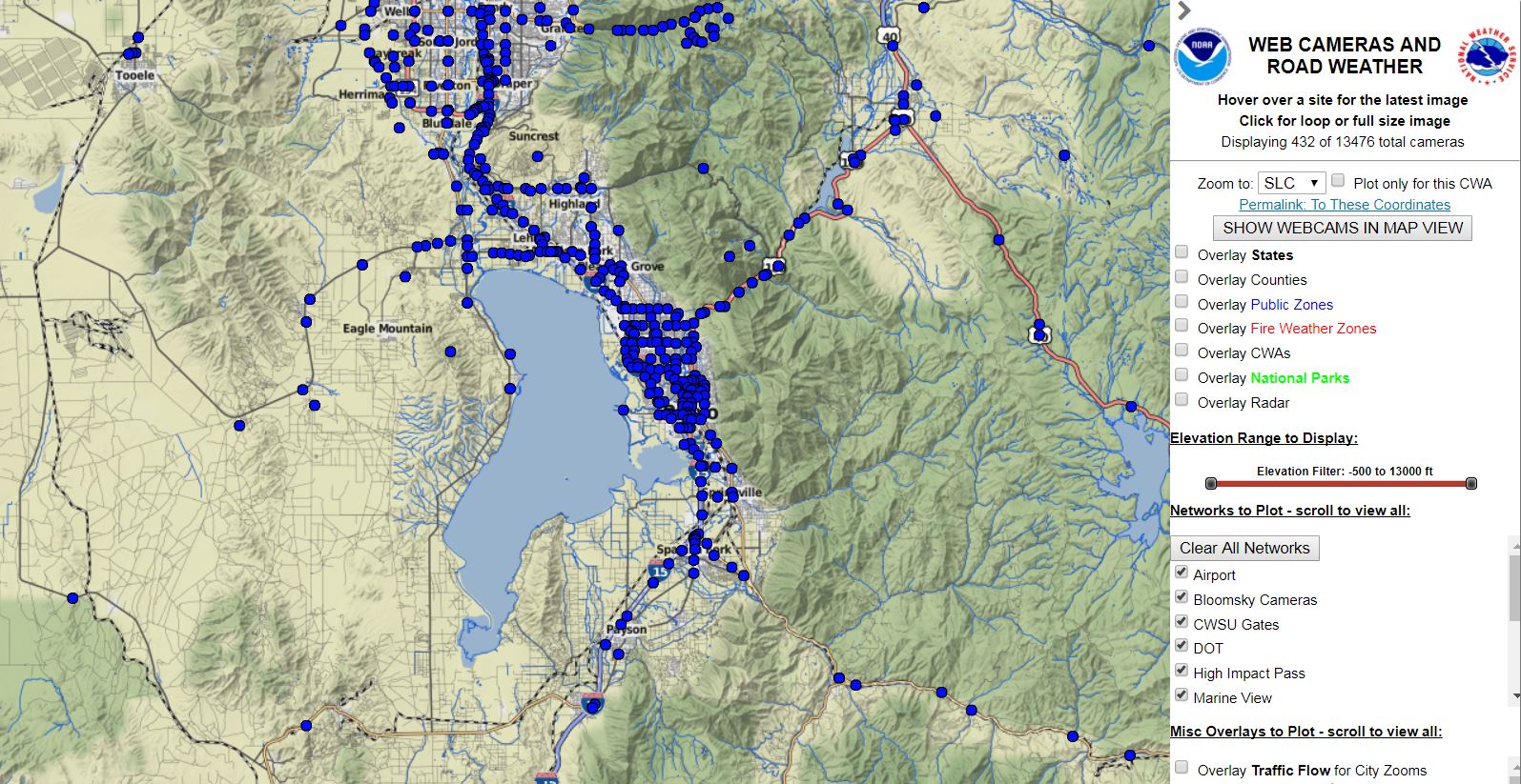 MADWEATHER: Webcams Galore