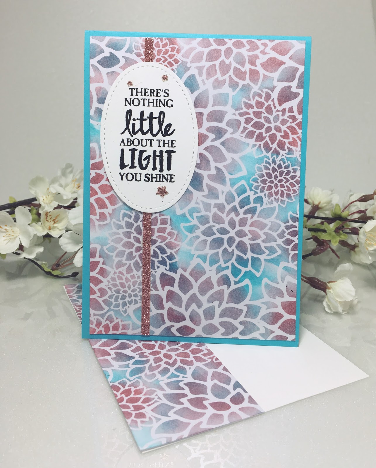 Aussie Stampers Coloured Embossing Powder Technique. Australian