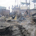 भीषण अग्निकांड में दो दर्जन घर स्वाहा, दस लाख का नुकसान 