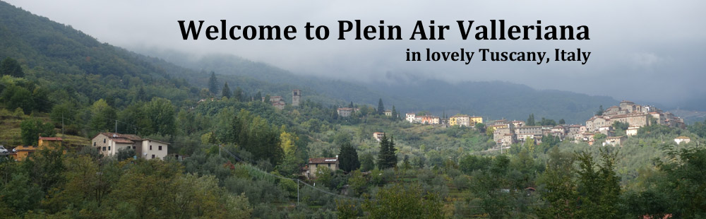 Plein Air Valleriana in Tuscany, Italy