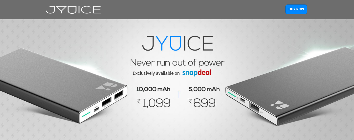 YU Launches JYUICE Power Banks with 5000mAh and 10000mAh Capacities
