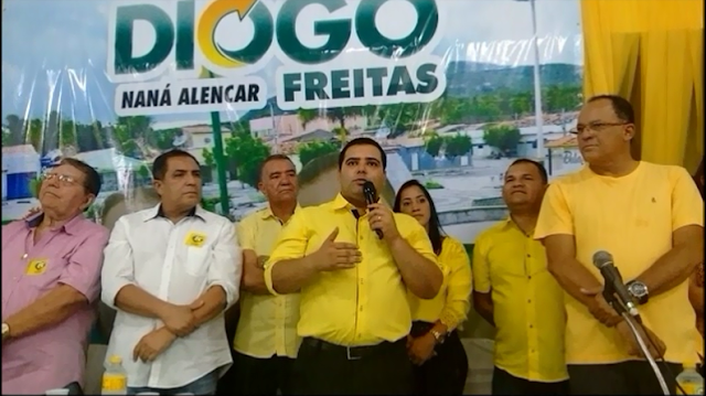 Convenção do PMDB oficializa Diogo Freitas e Naná Alencar para prefeito em Olho D' Água do Casado