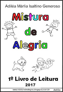 cartilha Livro Mistura de Alegria para alfabetização
