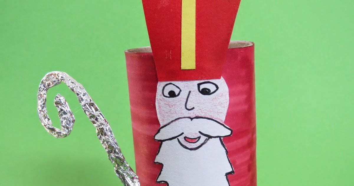 Nikolaus aus Toilettenpapierrolle