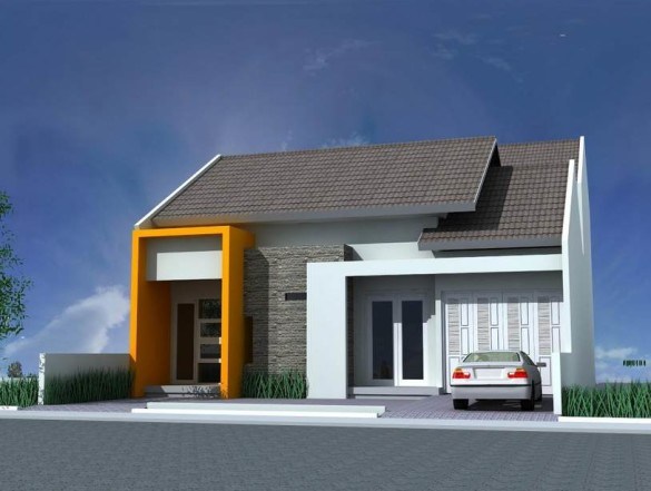 Desain Rumah Minimalis Tampak Depan 1 Lantai