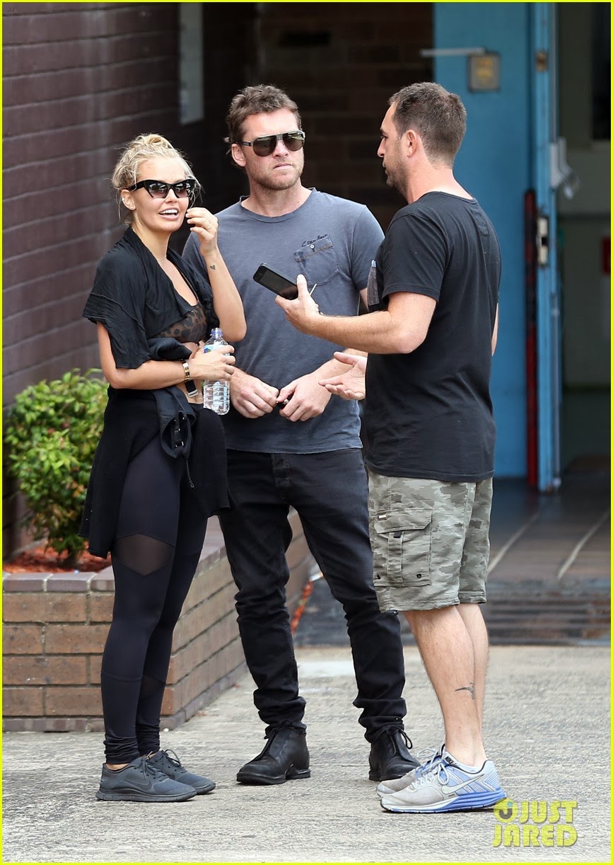 Celeb Diary: Sam Worthington & Lara Bingle in Sydney