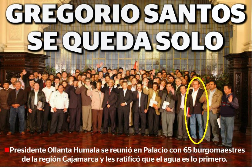 Alcalde Pesantes se reunió con Humala en Palacio
