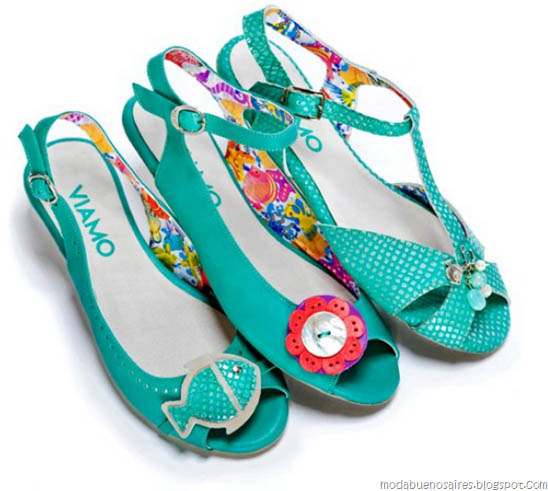PRIMAVERA VERANO 2023 - Moda y Tendencias en Buenos Aires : Viamo primavera verano 2012: Todo el color en sandalias con plataformas