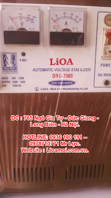 Ổn áp lioa cho gia đình tại Long Biên