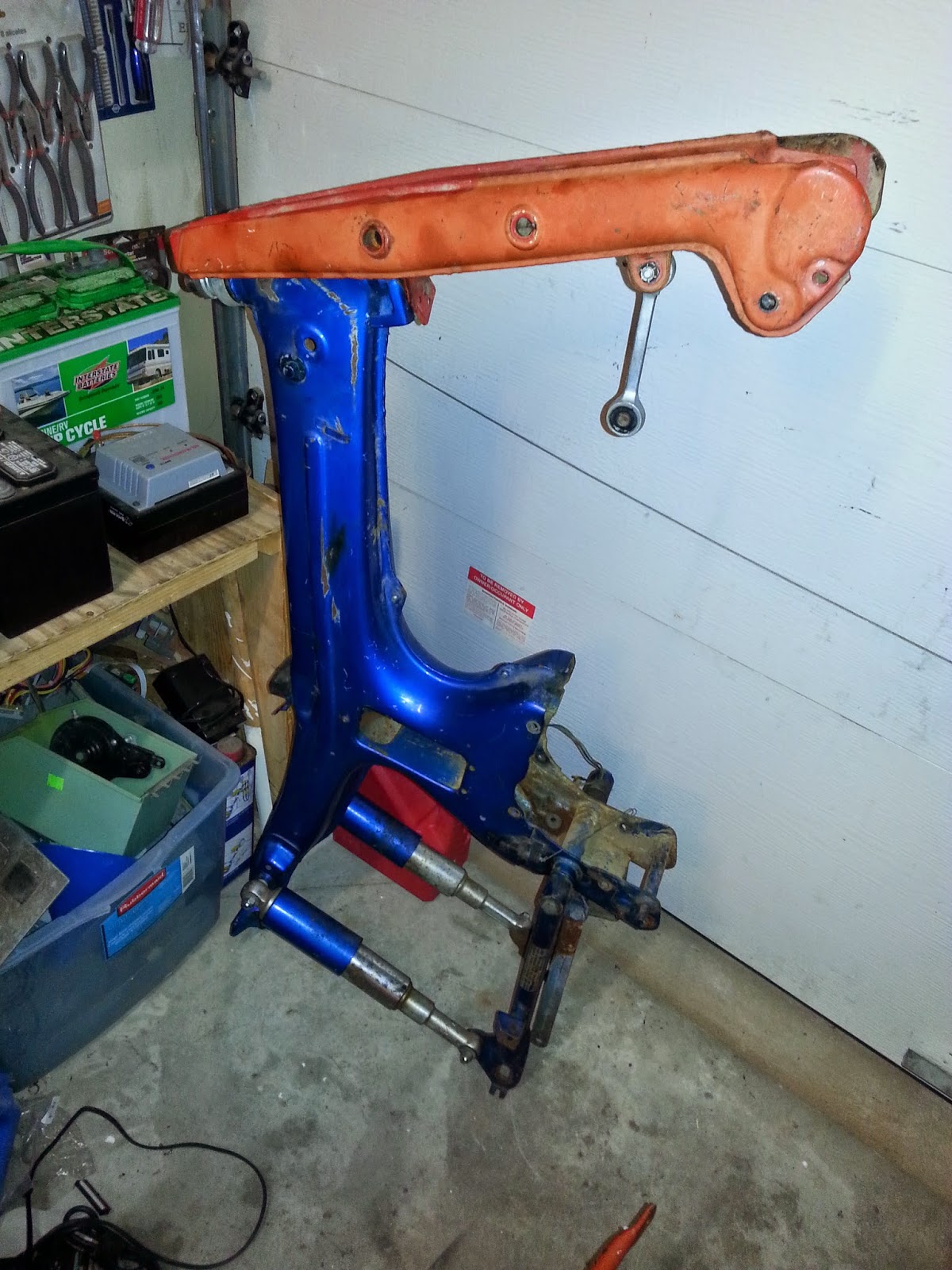 1967 Honda CL 90 Frame with CA200 Forks and Shocks