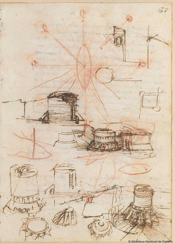 00Tratados varios de fortificacion estatica y geometria 3 Leonardo da Vinci: los...