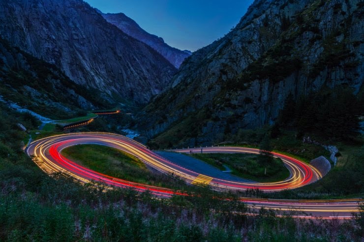 Furka Pass – the Most Scenic Ride in the Swiss Alps, Switzerland Furka Pass – the Most Scenic Ride in the Swiss Alps, Switzerland