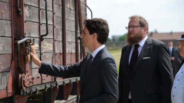 En Auschwitz, Trudeau de Canadá rinde homenaje a las víctimas En Auschwitz, Trudeau de Canadá rinde homenaje a las víctimas